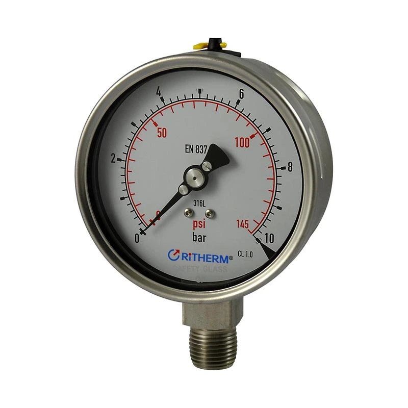 레이저 용접 모든 스테인레스 스틸 압력 게이지